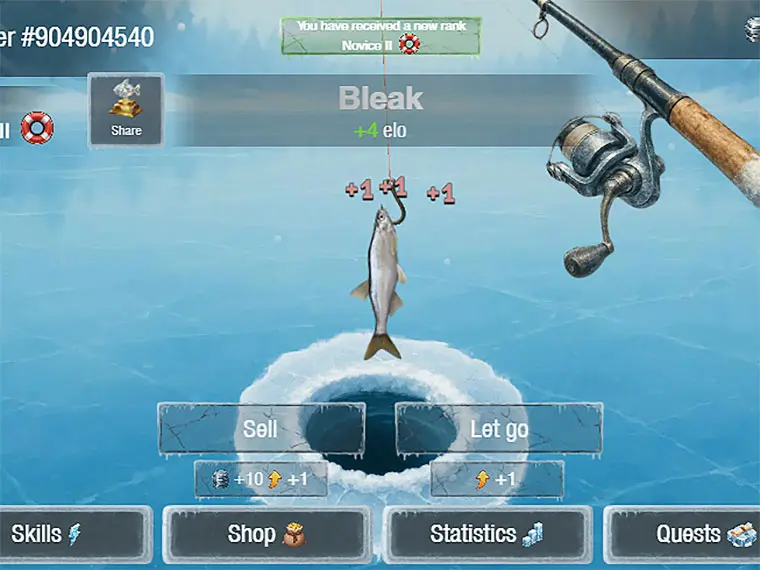 Play Winter Fishing - Free Simulation game online