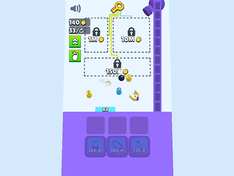 Play Idle PinBall: 3D Merge Clicker - Free Idle game online