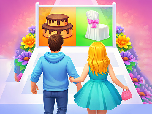 Play Couple Wedding Race Game - Free Simulation game online