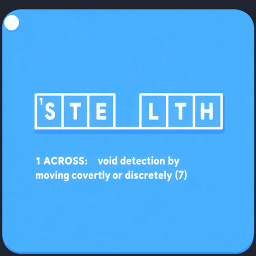 Play Stealth Crossword - Free Puzzle game online
