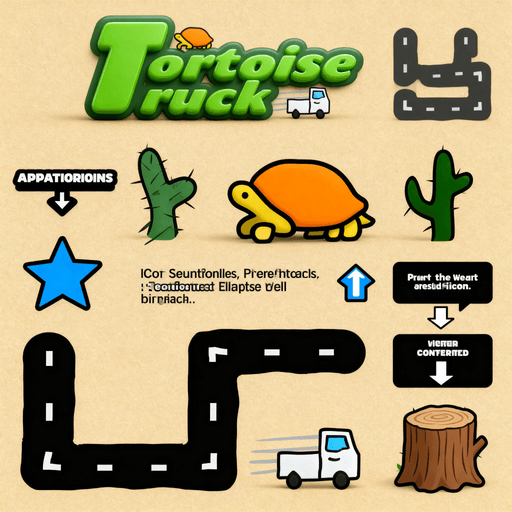 Play Tortoise Truck - Free Simulation game online