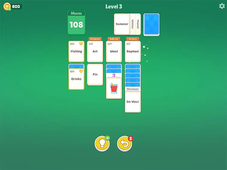 Card Solitaire: Word